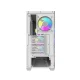 Datora korpuss Darkflash DS900WS ar 4 ARGB ventilatoriem, balts