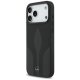 Mercedes iPhone 17 Pro Max vāciņš Leather The Move MagSafe, melns