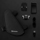 Wozinsky Velosipēda Priekšēja Velosoma Telefonam Mantām Ūdensizturīga 1.5L, Melna | Bikes Front Tube Bag