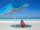 Folding Beach and Garden Umbrella with UV Filter, 170 cm