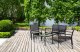 Dārza mēbeļu komplekts ar galdu solu un atpūtas krēsliem MultiGarden