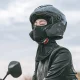Wozinsky WKM-03B sejas maska, balaklāva motociklam, velosipēdam, ziemai - melna