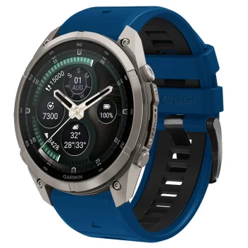 Ремешок Tech-Protect Iconband Pro для Garmin Fenix (51 мм), тёмно-синий и чёрный