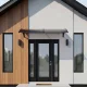 Двойной козырек над дверью поликарбонат 200x100 см MultiGarden