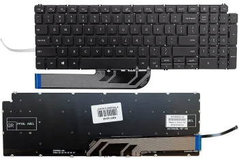 Клавиатура Dell Vostro 3501, Inspiron 5502, с подсветкой, US, черная