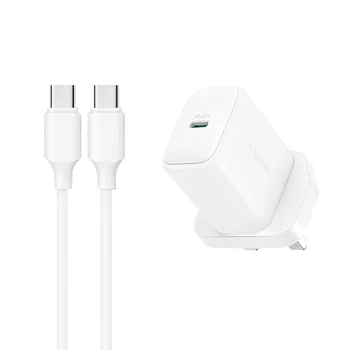 Сетевое зарядное устройство Joyroom JR-TCF20 20W UK Вилка с кабелем 1м