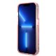 Karl Lagerfeld iPhone 14 Pro Max vāciņš Liquid Glitter NFT Choupette Head Rozā