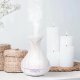 SPA-15 White Wood Electric Ultrasonic Air Humidifier / Diffuser / Aromatherapy, 400 ml