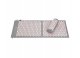 4Fizjo 433 XL Acupressure Mat with Pillow, 110x42 cm, Grey/Pink