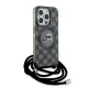 Karl Lagerfeld iPhone 15 Pro Max vāciņš IML Crossbody Monogram, melns