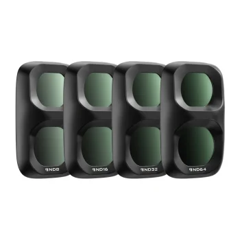 Freewell Standard Day ND filtru komplekts DJI Osmo Pocket 4P (ND8, ND16, ND32, ND64, 4 gab.)
