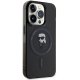 Karl Lagerfeld iPhone 15 Pro Max Case IML Ikonik MagSafe, Black