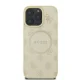 Guess Saffiano Peony Classic Logo MagSafe vāciņš Apple iPhone 16 Pro, Zelta