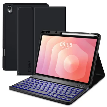 Tech-Protect SC Pen vāciņš Samsung Galaxy Tab S11 11.0 X730 / X736B ar tastatūru, Black