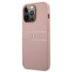 Guess iPhone 13 Pro Max Case Saffiano Stripe, Pink