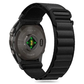 TECH-PROTECT NYLON PRO GARMIN FENIX 5X / PLUS 6X 7X 8 (51 ММ) ЧЕРНЫЙ