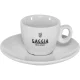 Набор чашек для эспрессо с блюдцами Gaggia Milano, 6 шт., белый
