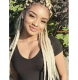 Kanekalons Sintētiskās Afro Bizes Frizūrām 60cm, Bēšs | Synthetic Afro Braids for Hairstyles