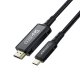 Acefast C1 USB‑C/HDMI video kabelis 4K 60Hz HDR 1,8 m – melns