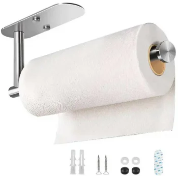 Держатель для бумажных полотенец, Серебристый | Paper Towel Holder