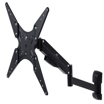 Maclean TV sienas stiprinājums, 32"-55", 22kg, gāzes atspere, melns