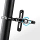 Regulējams pudeļu turētāja adapteris velosipēdam Rockbros KS-415, melns