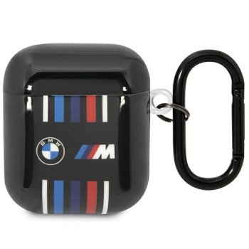 BMW AirPods 1 / 2 Case Multiple Colored Lines, Black