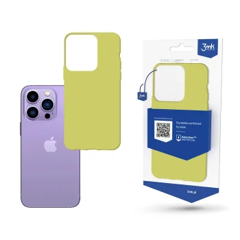 Apple iPhone 14 Pro 6.1'' 3MK Matt Case Cover, Lime | Matēts Telefona Maciņš Vāks Apvalks Bampers