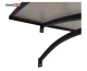 Изогнутый козырек STARKEDACH L-160, 160 x 100 x 25 см, темно-серый/бронза