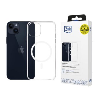Чехол 3Mk Protection MagCase для Apple iPhone 14 Plus, Прозрачный