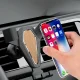 Гравитационный автомобильный держатель телефона YC07, серебристый
