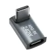 Wozinsky WPKF-01 leņķa USB-C uz USB-C adapteris 40Gb/s 240W 8K, pelēks
