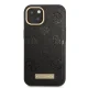 Guess Peony Logo Plate MagSafe vāciņš iPhone 13 - Melns