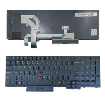 Lenovo ThinkPad T570 / T580 tastatūra ar apgaismojumu (US), melna