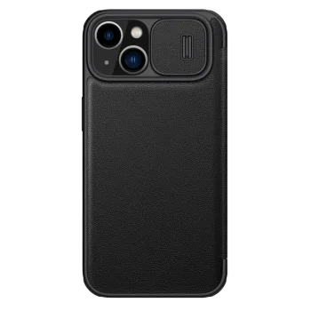 Чехол-книжка Nillkin Qin Leather Pro Case для iPhone 14 Plus со шторкой камеры,...