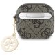 Чехол Guess 4G Strass Charm для Apple AirPods 4, Коричневый