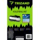 Trizand Volejbola un badmintona tīkls ar somu, 9.5x1m, melns
