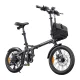 Saliekamais elektrovelosipēds ENGWE ZIP 250W 16\" (pelēks)