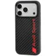 Чехол Audi R8 Carbon Fiber MagSafe для iPhone 18 Pro / 17 Pro, черный
