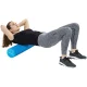 4FIZJO PENTAGRAM Masāžas Jogas Fitnesa Pilates EVA Putu Rullis 90cm, Melns | Massage Fitnes Pilates Foam Grid Roller
