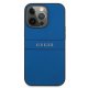 Guess iPhone 13 / 13 Pro Case Saffiano Strap, Blue