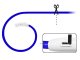 Светящийся LED ошейник для собак и кошек, регулируемый, USB, 47 см,...