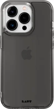 LAUT Crystal Matter X - protective case for iPhone 15 Pro compatible with MagSafe (black-crystal)