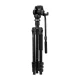 Video statīvs Fotopro S5i Pro ar eļļas galvu, 70–162.5 cm, melns