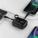 Внешний аккумулятор Dudao K32 10000 mAh 22.5W с кабелями USB-C/Lightning, черный