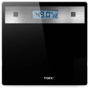 Elektroniskie stikla vannas istabas svari ar LCD displeju 180kg