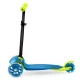 Детский трехколесный самокат Ricokids Loco, синий-зеленый
