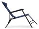 Folding Garden Lounger with Headrest MultiGarden, Blue