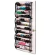 ModernHome PJJWMSR003 BLACK pie durvīm karināms apavu organizators, melns