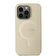 Apple iPhone 15 Pro Max 6.7\'\' Guess Saffiano MagSafe Case Cover (GUHMP15XPSAHMCB), Gold | Telefona Maciņš Vāks...